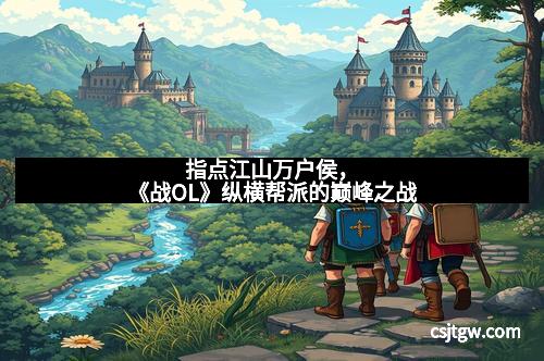 指点江山万户侯，《战OL》纵横帮派的巅峰之战